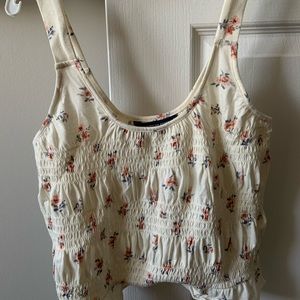 american eagle floral tank top
